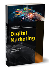 Taxmann's Digital Marketing book by Satinder Kumar, Supreet Kaur